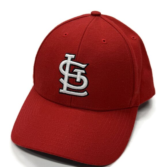 47 Brand St Louis Cardinals Hat Cap Wool Blend Adjustable Baseball MLB Red - Picture 2 of 12